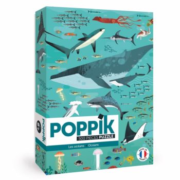 Puzle de 500 peces, Animals Marins - Poppik -