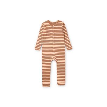 Pijama bebe sense peu. Birk, Stripe Tuscany rose/sandy - Liewood -