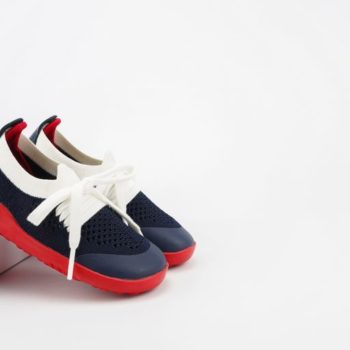 IW Play Knit, Navy + Red - Bobux -