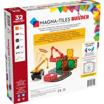 Joc Magnètic de 32 peces, Construcció - Magna-Tiles -