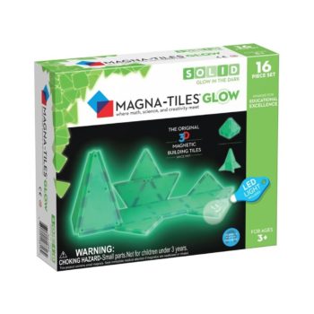 Joc Magnètic de 16 peces, Glow - Magna-Tiles -