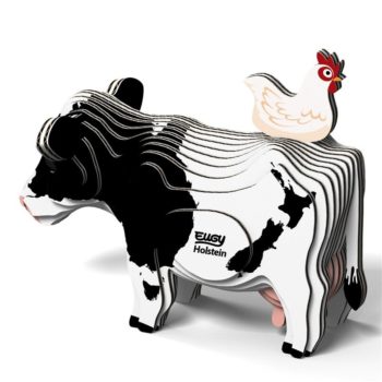 Vaca Holstein Friesian, Puzle 3D - Eugy -