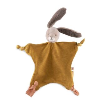 Doudou Conill Ocre, Trois Petits Lapins - Moulin Roty -