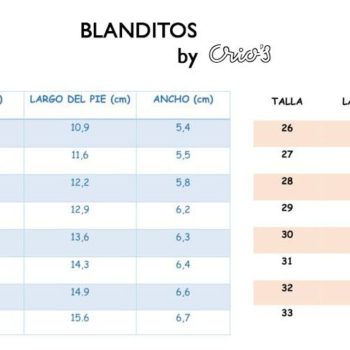 Esportiva Rio, Blanca/Taronja - Blanditos by Crio's -
